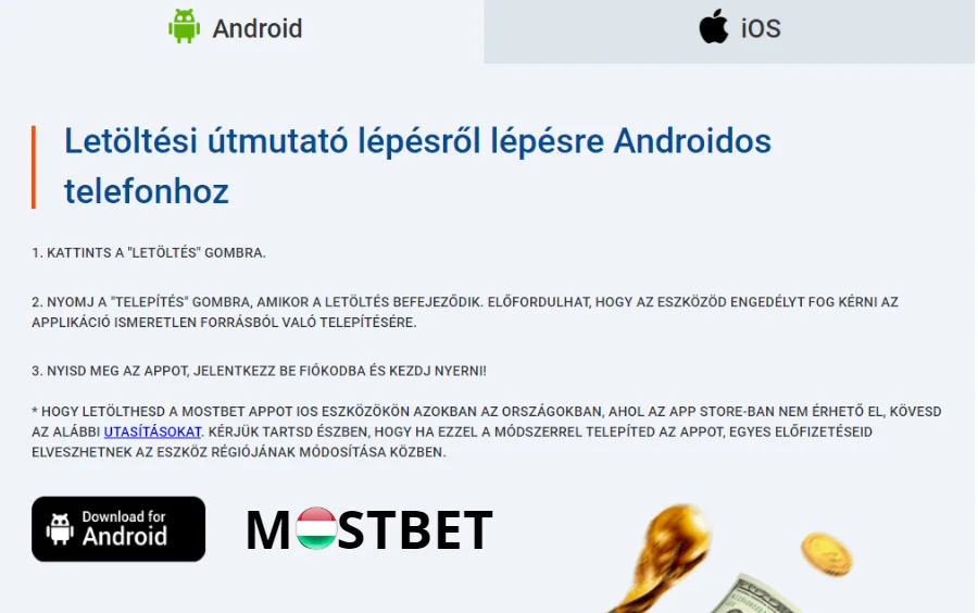 Mostbet app on Android